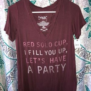 V Neck Party Shirt